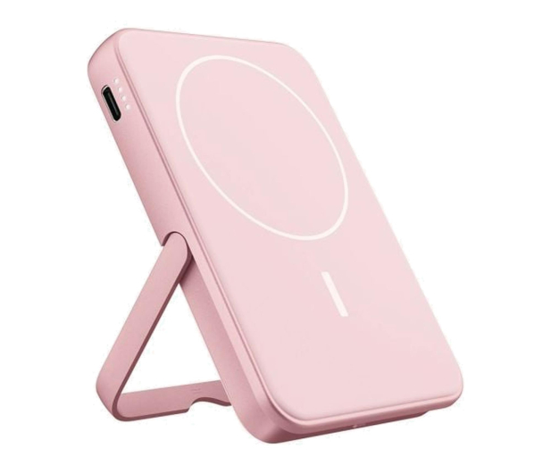Fresh N Rebel PowerBank magnetyczny indukcyjny 5000 mAh Pastel Pink - 1367892 - zdjęcie